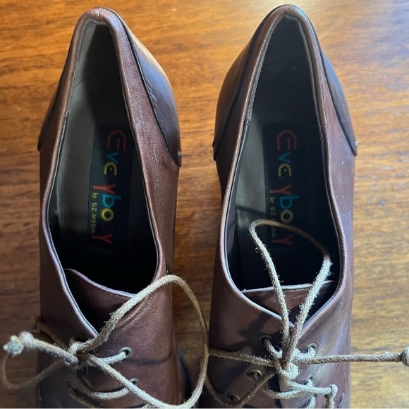 Everybody by Moda brown Leather Heeled Booties,  Comfort Shoes EU 37. - Picture 8 of 15